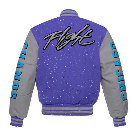 AJ 8 Retro Aua 8s Varsity Jacket - AIR Number 23 GOAT All Over Print