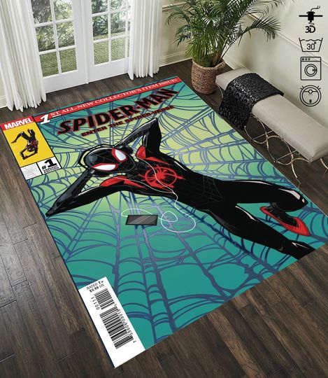 Spiderman Rug, Spiderman, Spider Rug, Movies Rug,  Spider Man, Kid Rug, Area Rug,  Modern Rug, Awesome Hypebeast Decor