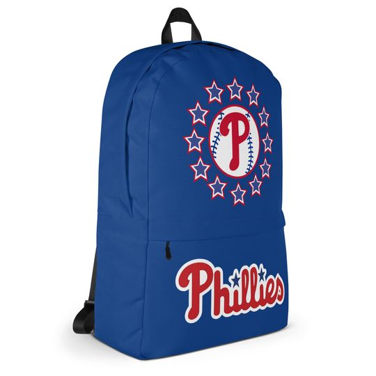 Phillies Blue Backpack | Kid's Bookbag | Back to School | Kids School Backpack | Baseball Gift | Baseball Bag