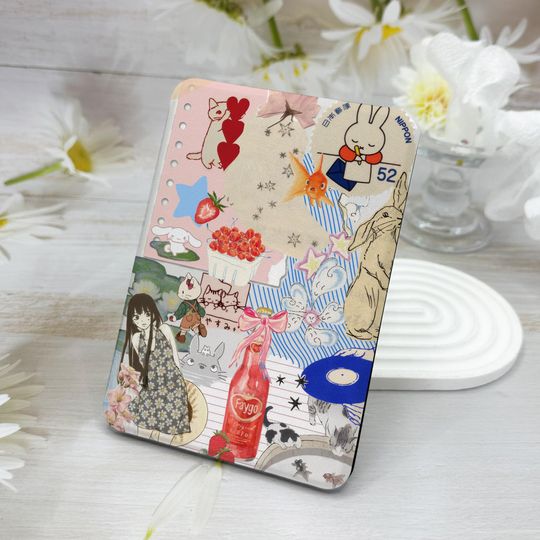 Girl and Rabbit Kindle Case