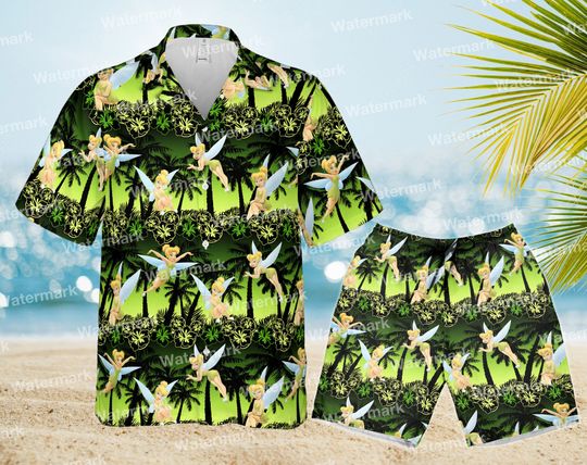 Tinker bell hawaiian shirt