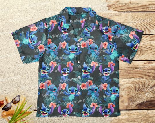 Stitch disney hawaiian shirt
