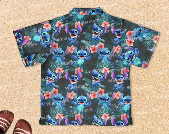 Stitch disney hawaiian shirt
