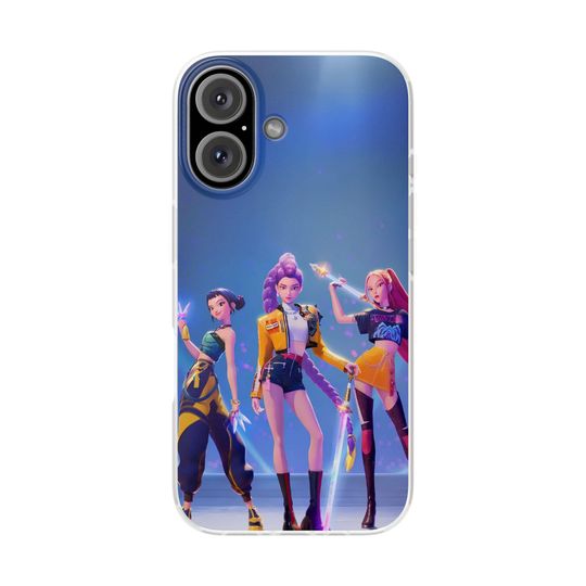 Kpop Demon Hunters Huntr/X Phone Case, Saja Boys Gift, Rumi Mira Zoey Fan Merch, Aesthetic Kpop Accessory, Juni