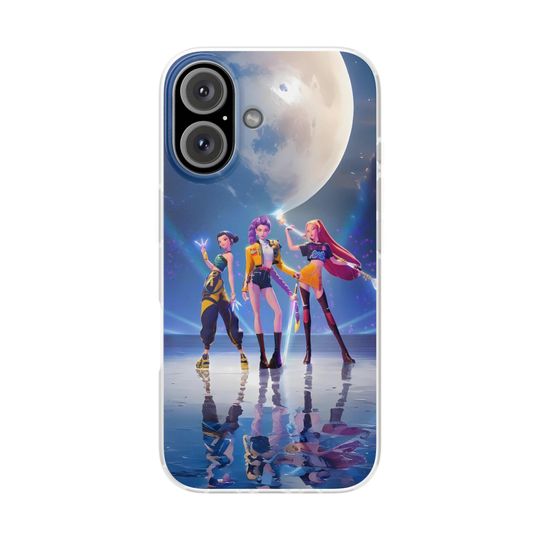 Kpop Demon Hunters Huntr/X Phone Case, Saja Boys Gift, Rumi Mira Zoey Fan Merch, Aesthetic Kpop Accessory, Juni