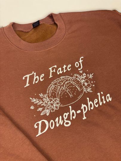 The Fate of Dough-phelia crewneck sweatshirt