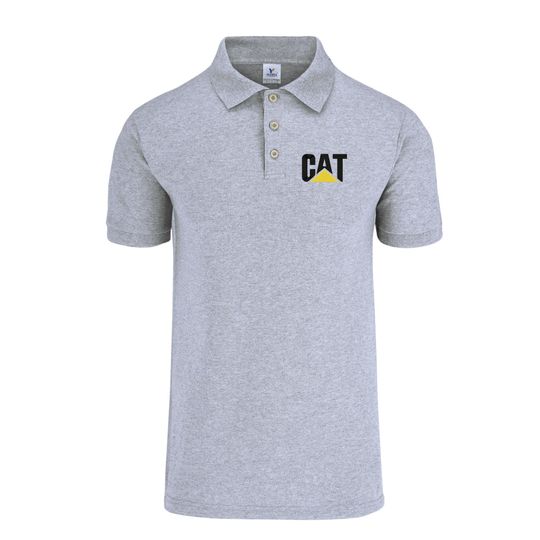 Polo Shirt Caterpillar Logo Cat Short Sleeve