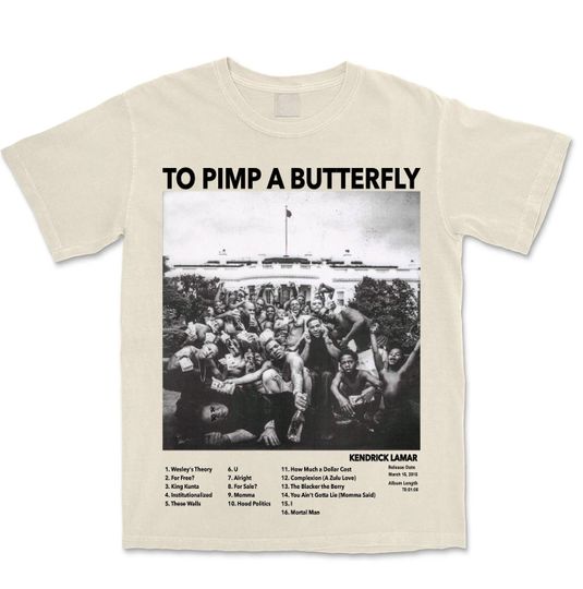 To Pimp A Butterfly | Retro Album Music T-shirt