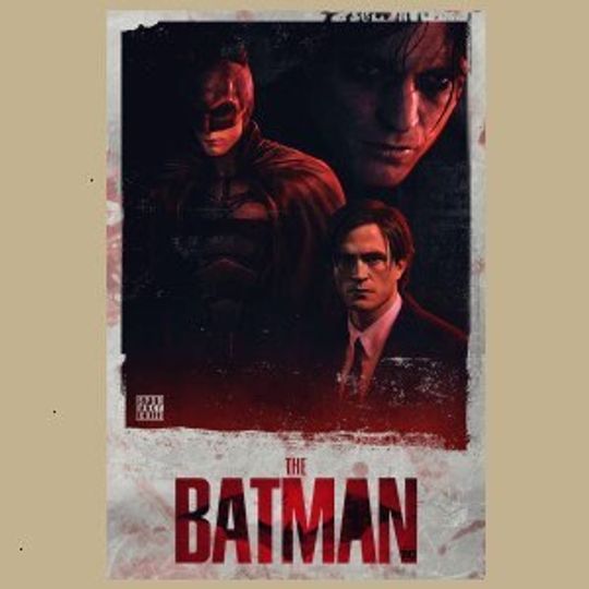 2022 The Batman Robert Pattinson Poster, The Batman 2022 Poster