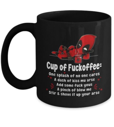 Deadpool Tiny Cup Of Coffee Mug Tea Cup