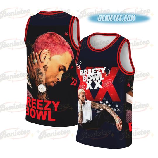 Chris Brown Tour Basketball Jersey