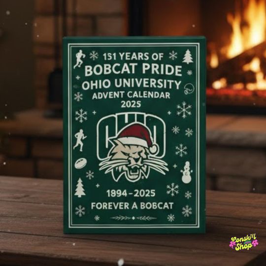Ohio University Bobcat Advent Calendar 2025, College Spirit Gift