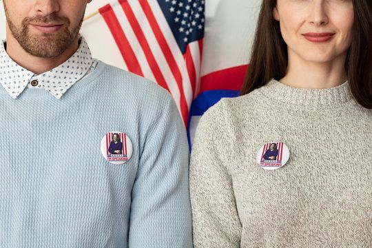 Kamala Harris 2024 Pin Button - Show Your Support | Limited Edition