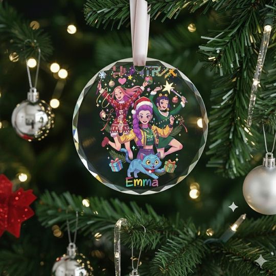 Demon Hunters Ornament, Personalized KPOP Ornament 2025, KPOP Christmas Keepsake