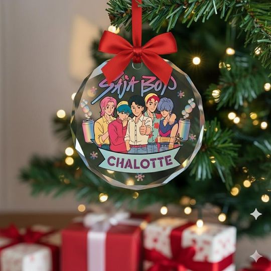 Personalized Saja Boys Ornament, Kpop Demon Hunters Boy Group Ornament