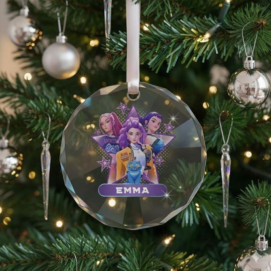 Personalized Huntrix Ornament, Kpop Demon Hunters Girl Group Ornament