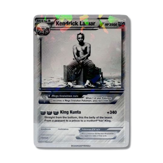 Kendrick Lamar Hologram Card