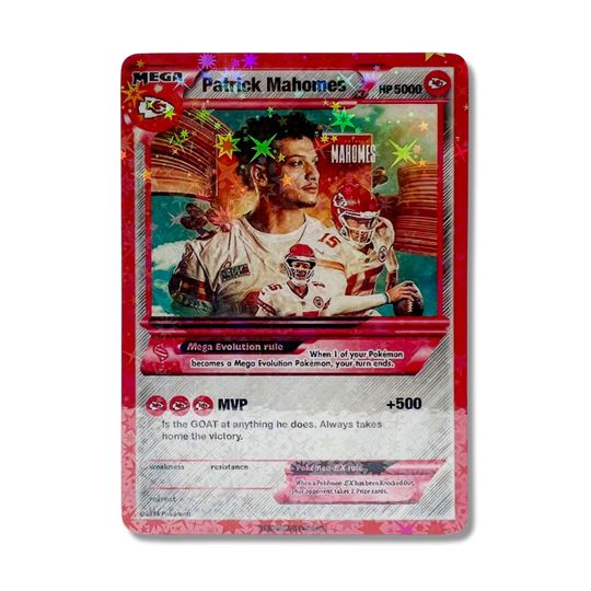 Patrick Mahomes Hologram Card