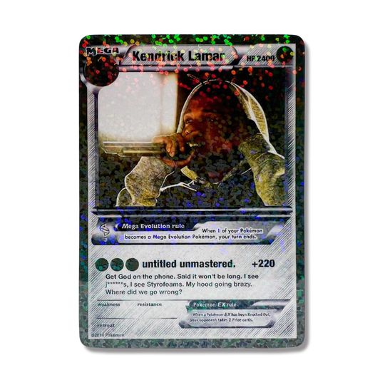 Kendrick Lamar Hologram Card
