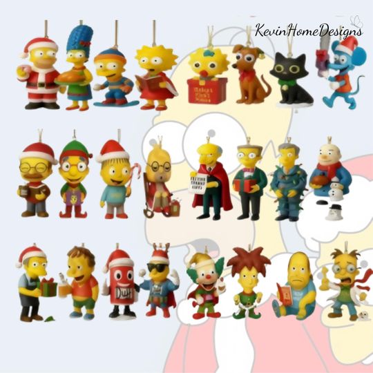 Simpsons Advent Calendar 2025: Funny Cartoon Box, Acrylic, 24 Day Countdown