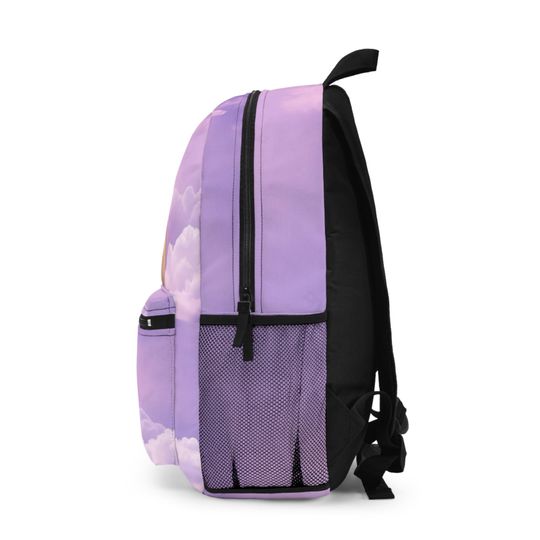 Ariana Pink/Purple Clouds Backpack, Back To School