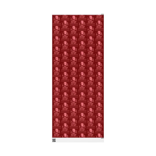 Red Make Christmas Great Again, maga, Wrapping Paper - Holiday Gift Wrap for Joyful Celebrations