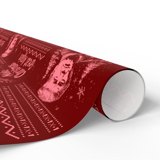 Red Make Christmas Great Again, maga, Wrapping Paper - Holiday Gift Wrap for Joyful Celebrations