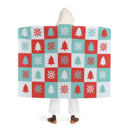 Christmas Hooded Blanket