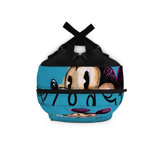Hand-Drawn Character Backpack