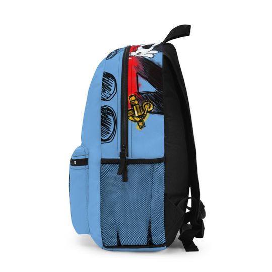 Custom Name Backpack with Colorful Cartoon Character, bag, custom cartoon bag, travel backpack, cruise backpack