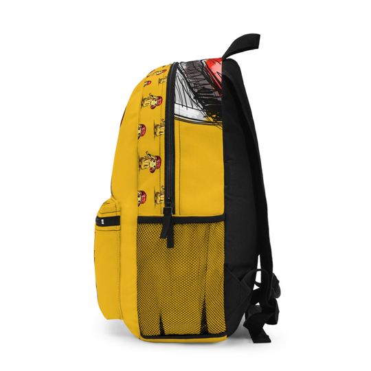 Backpack with Fun Cartoon Design