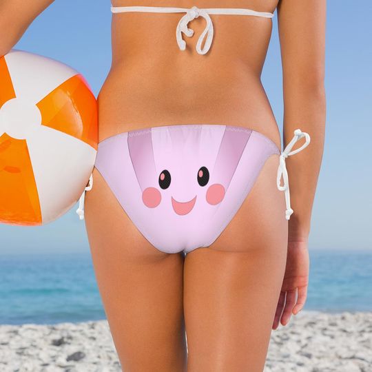 Kawaii Shell  Bikini Swimsuit  Cute Triangle Set