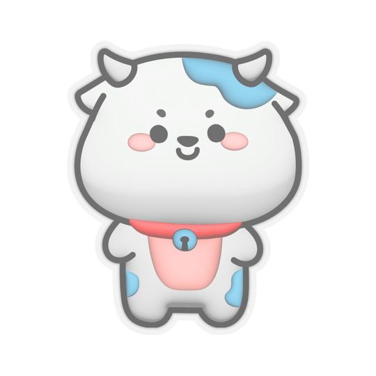 Cow Stickers, Cute Animal Decals, Vinyl Decal Stickers, Laptop Sticker Pack