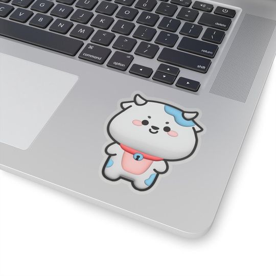 Cow Stickers, Cute Animal Decals, Vinyl Decal Stickers, Laptop Sticker Pack