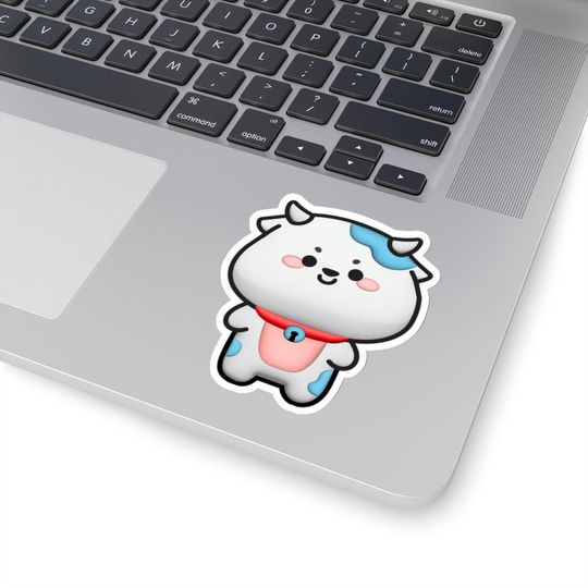 Cow Stickers, Cute Animal Decals, Vinyl Decal Stickers, Laptop Sticker Pack