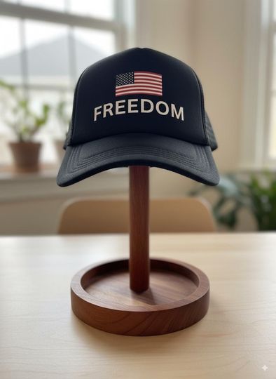 Freedom Trucker Hat | American Flag, Unisex Snapback