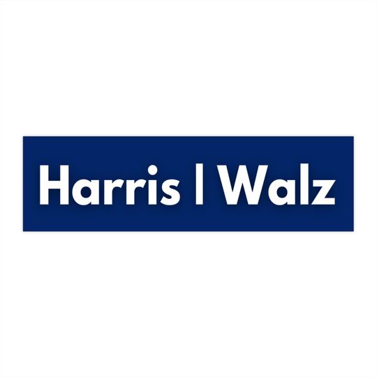 Harris Walz Bumper Sticker , Kamala Harris 2024