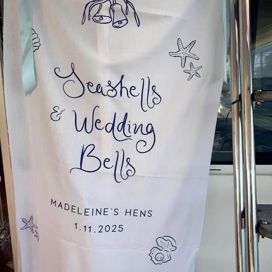 Custom Baby Shower Fabric Welcome Banners | Welcome Sign | Events, Weddings, Party | Fabric Sign |