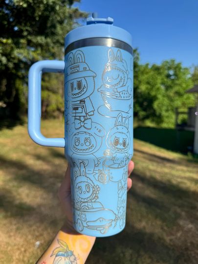 Labubu 40oz Tumbler with handle