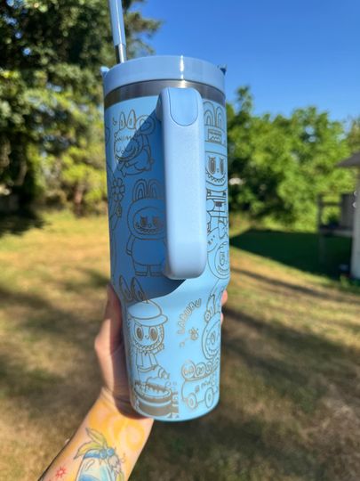 Labubu 40oz Tumbler with handle
