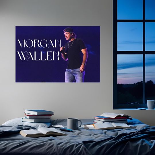 Wallen Western Music Art Deco Modern Wall Poster