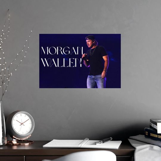 Wallen Western Music Art Deco Modern Wall Poster