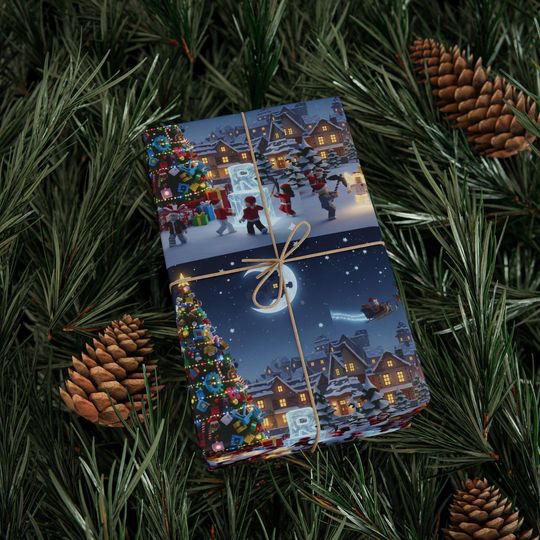 Roblox Christmas Wrapping Papers | Holiday Game-Themed Gift Wrap
