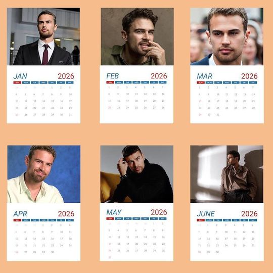 James Actor 2026 Calendar