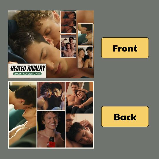 Heated Rivalry Wall Calendar 2026, Hollander Rozanov, LGBTQ Monthly Planner