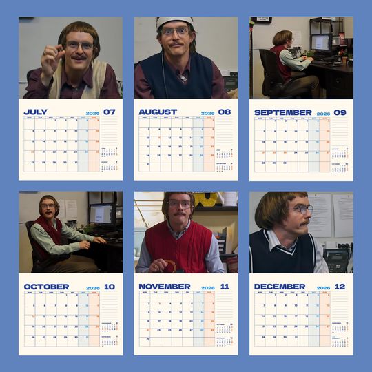 Do It Lady 2026 Wall Calendar, Do It Lady Meme Calendar, Funny Character Comedy Planner