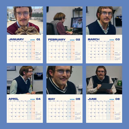 Do It Lady 2026 Wall Calendar, Do It Lady Meme Calendar, Funny Character Comedy Planner