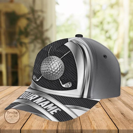 Personalized Golf Baseball Cap, Golfer Gift