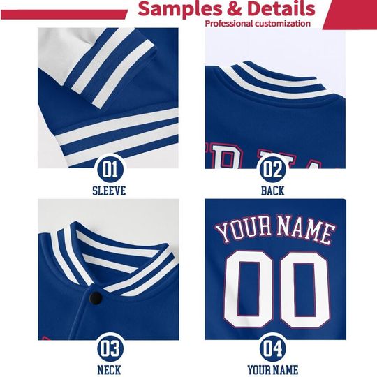 Personalized Texas Baseball Team Multi Color Varsity Jacket, Custom Logo Team Name Number Jacket, Team Baseball Jacket