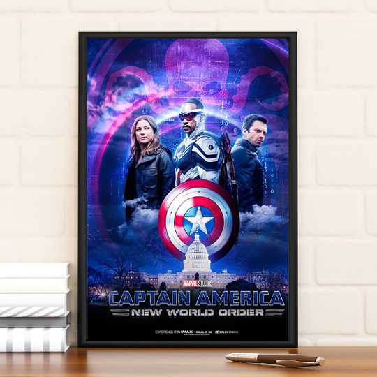 Captain America Brave New World 2025 Movie Poster